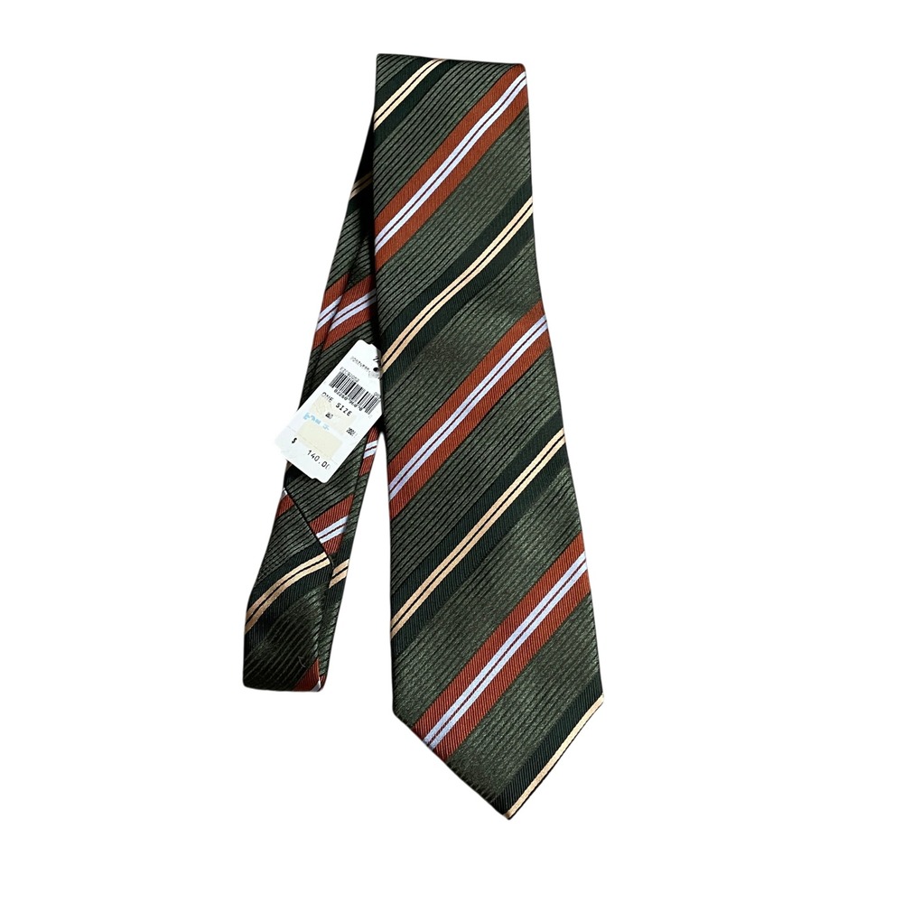 Ermenegildo Zegna 100% Silk Tie Made In Italy NEW w/ Tags